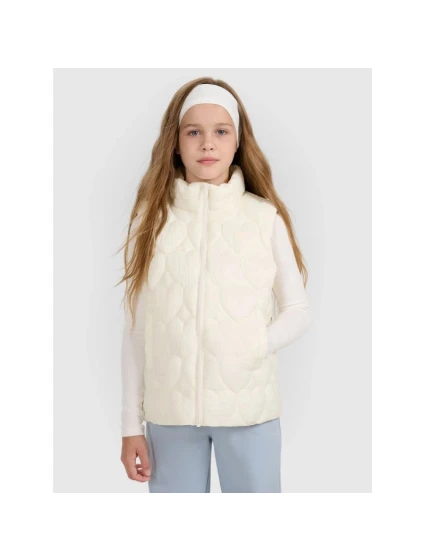 Dívčí rukávy bez rukávů se syntetickou výplní model 21814798 - 4F Dívčí rukávy bez rukávů se syntetickou výplní model 21814798 - 4F