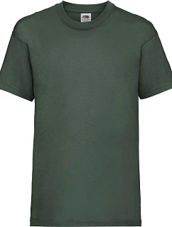 Fruit of the Loom Kids Valueweight T Dětské tričko 16.1033 bottle green