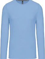 Kariban K 359 Pánské tričko s dlouhým rukávem 20.K359 sky blue