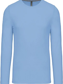 Kariban K 359 Pánské tričko s dlouhým rukávem 20.K359 sky blue