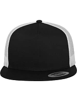 Flexfit 6006 5 panelová Trucker kšiltovka 55.6006 black/black/white Flexfit 6006 5 panelová Trucker kšiltovka 55.6006 black/black/white