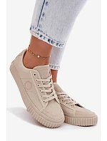 Nízké dámské tenisky Big Star model 22101556 béžové - Big Star Shoes Nízké dámské tenisky Big Star model 22101556 béžové - Big Star Shoes