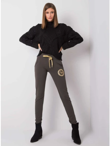 Tepláky RV DR 5992.71 tmavá khaki