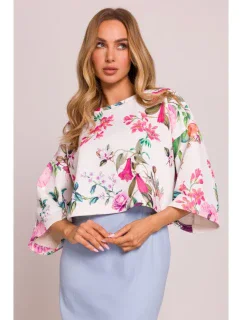 M844 Pestrobarevný top s potiskem - model 2