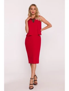 Šaty s  červené model 21470652 - STYLOVE