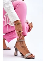 sandály na podpatku model 21609866 - S.Barski sandály na podpatku model 21609866 - S.Barski