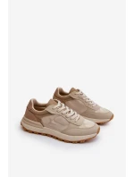 Pánské tenisky Big Star NN174067 Memory Foam System Beige Pánské tenisky Big Star NN174067 Memory Foam System Beige