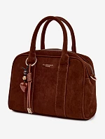 Kufříková Eko Semišová Kabelka s Přívěskem Camel Sorielle