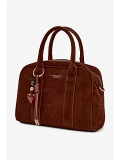 Kufříková Eko Semišová Kabelka s Přívěskem Camel Sorielle