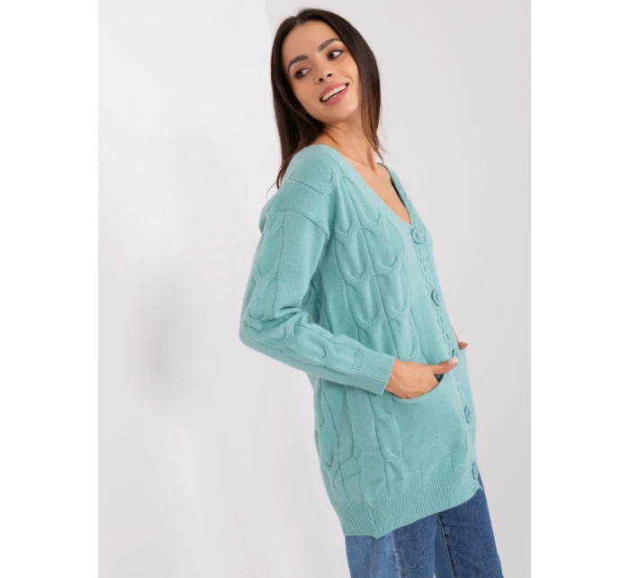 Sweter AT SW model 18909375 mietowy - FPrice