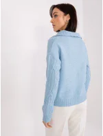 Sweter AT SW  jasny niebieski model 19005959 - FPrice