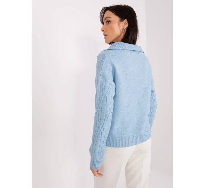 Sweter AT SW  jasny niebieski model 19005959 - FPrice