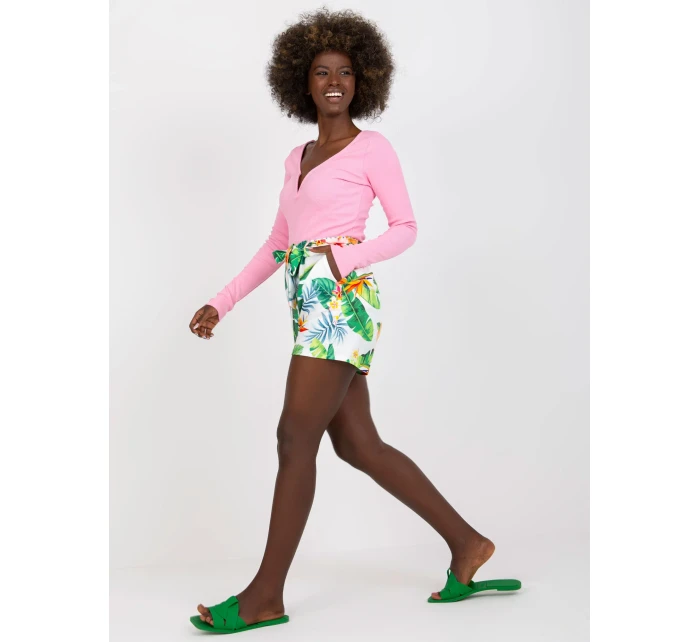 Šortky WN SN 1316.54 bílá a zelená