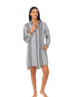 Dámská noční košile YI2322669 103 bílá s potiskem - DKNY