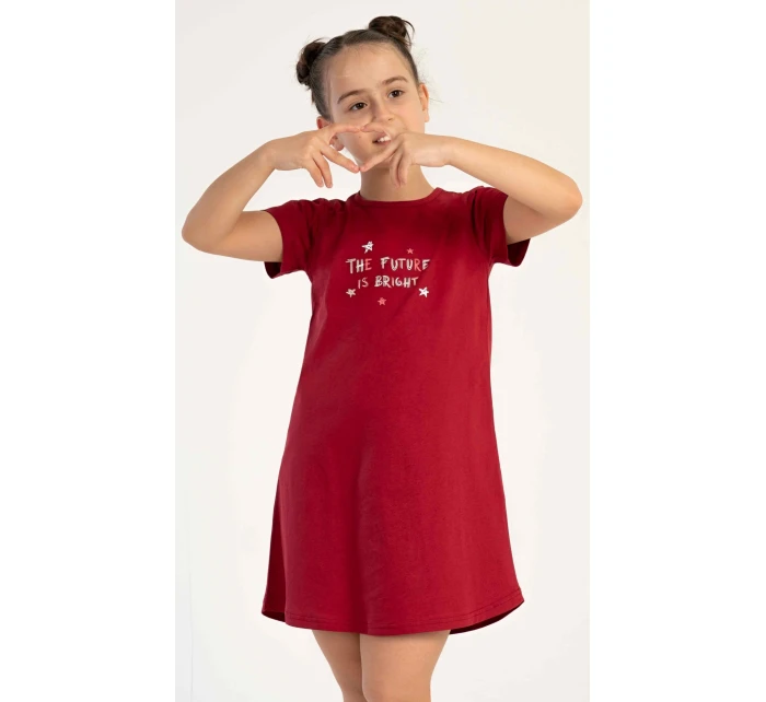 Dětská noční košile s krátkým rukávem Hvězdičky