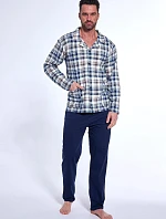 Pyžamo Cornette 114/77 dlouhé/r M-2XL rozepínací