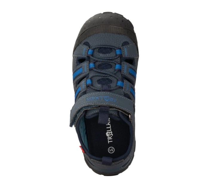 Dětské sportovní sandály pro chlapce/dívky Trollkids Kids Sandefjord Sandal XT navy/medium blue (668-117) Dětské sportovní sandály pro chlapce/dívky Trollkids Kids Sandefjord Sandal XT navy/medium blue (668-117)