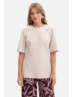 Pletený top s peplum model 21379926 - BeWear