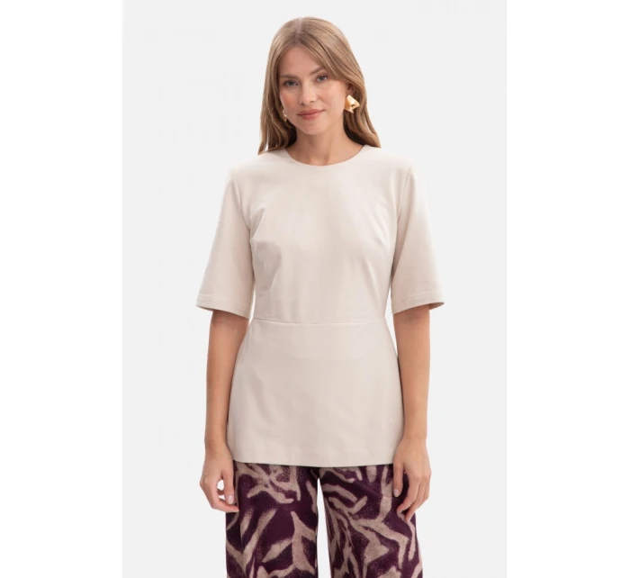 Pletený top s peplum model 21379926 - BeWear