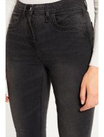 Monnari Jeans Classic džíny s vysokým pasem Black