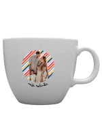 Personalizovaný MEGA XXL keramický hrnek 1000 ml s výřezem fotky na podkladu Personalizovaný MEGA XXL keramický hrnek 1000 ml s výřezem fotky na podkladu