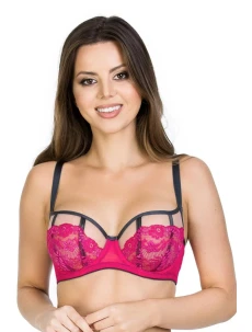 Dámská podprsenka DOTS BALCONETTE 19110 růžová - Mediolano
