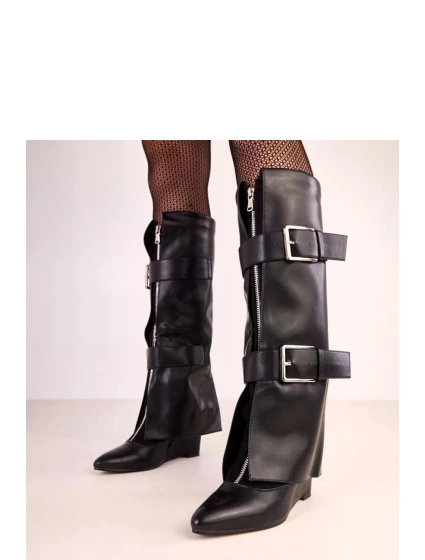 Kozačky na klínech  model 220243 Solea