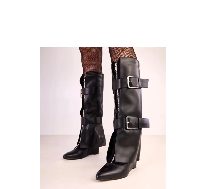 Kozačky na klínech  model 220243 Solea