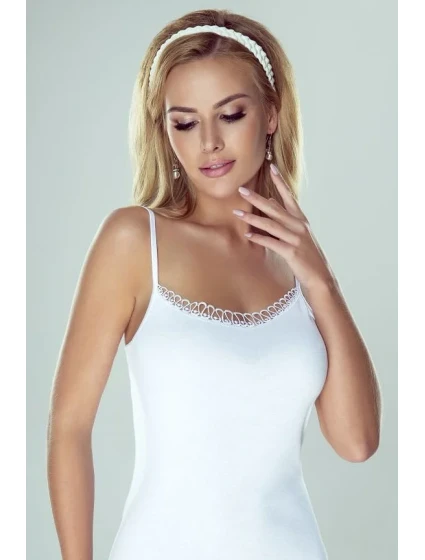 Bílá košilka model 5814227 Plus 2XL3XL - Eldar