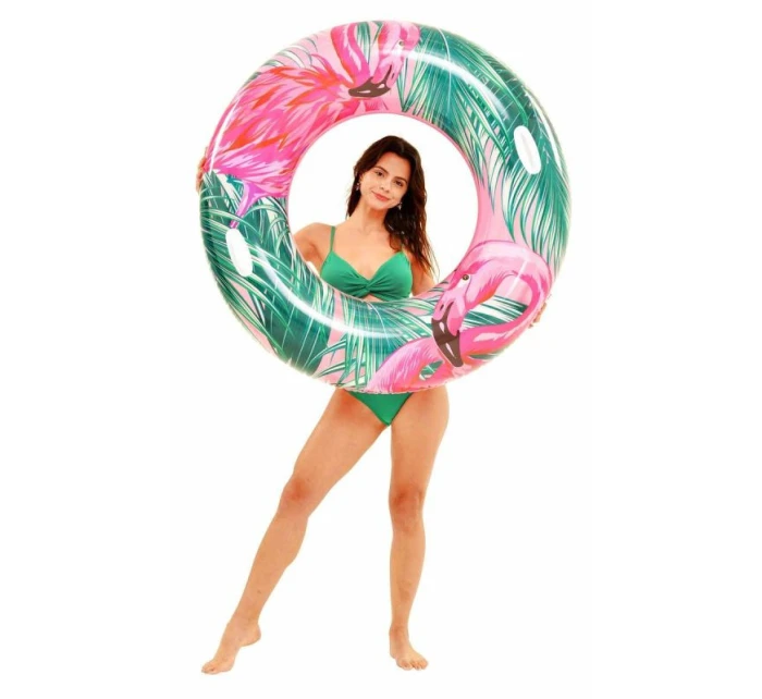 TROPICKÝ PLAVECKÝ KRUH 115CM 37598 RŮŽOVÝ TROPICKÝ PLAVECKÝ KRUH 115CM 37598 RŮŽOVÝ