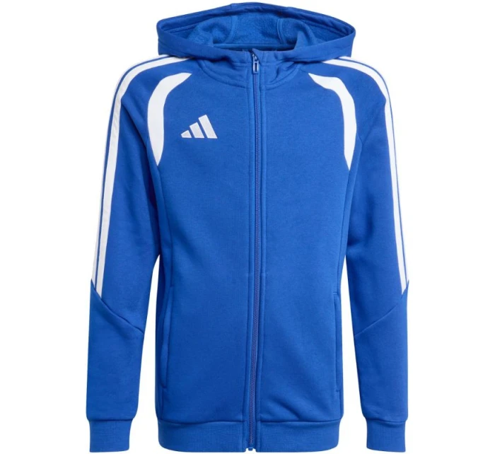 Dětská mikina adidas Tiro 26 League Sweat Full Zip Hoodie modrá KF9102 Dětská mikina adidas Tiro 26 League Sweat Full Zip Hoodie modrá KF9102