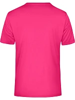 Daiber JN 736 Pánské sportovní tričko s výstřihem do V 02.0736 pink