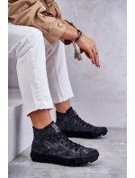 Dámské Tenisky Big Star Vysoké Zateplené Černé model 21595947 - Big Star Shoes