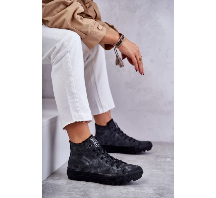 Dámské Tenisky Big Star Vysoké Zateplené Černé model 21595947 - Big Star Shoes