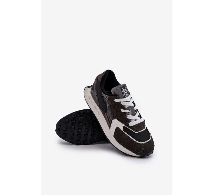 Sportovní pánské tenisky s paměťovou pěnou Memory Foam System Big Star NN174347 Černé