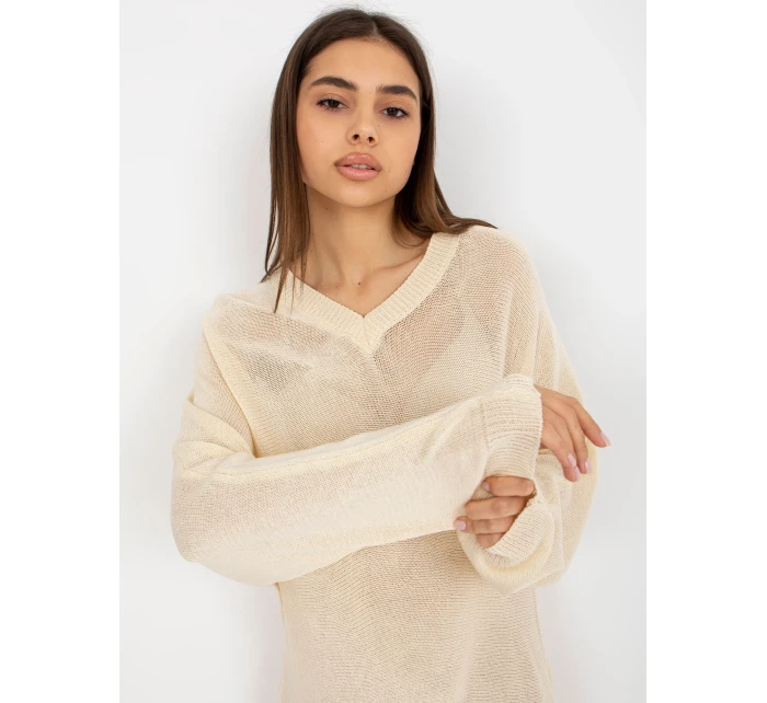 Dámský svetr BA SW C1001.57P světle béžová - FPrice