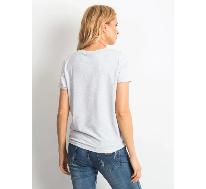 Tričko RV TS 4838.41P světle šedá Tričko RV TS 4838.41P světle šedá