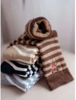 Milena Ponožky 0118-009 Pruhovaný medvídek Dámské froté 37-41