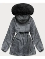 DAMSKA KURTKA NA  CZARNA model 21244050 - S'WEST