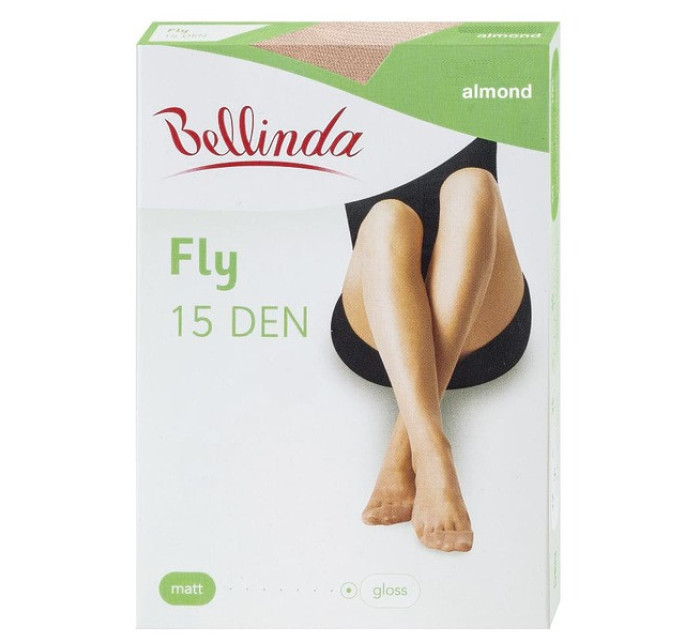 Jemné strečové punčochové kalhoty FLY PANTYHOSE 15 DEN - BELLINDA - almond