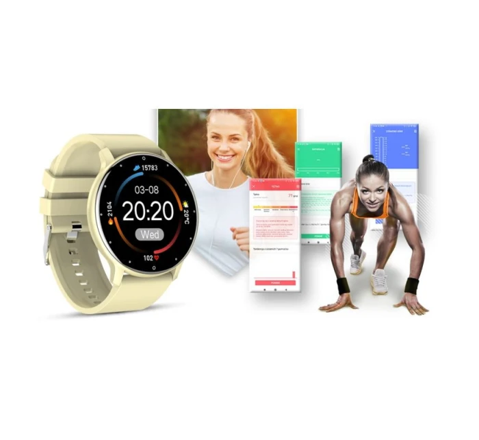 Chytré hodinky GIEWONT Ecru GW120-6