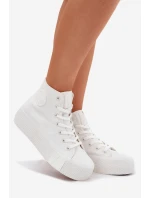 Dámské Tenisky Na Platformě Big Star model 21695254 Bílé - Big Star Shoes Dámské Tenisky Na Platformě Big Star model 21695254 Bílé - Big Star Shoes