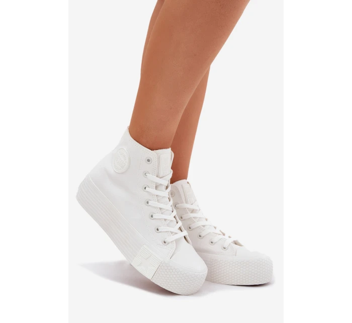 Dámské Tenisky Na Platformě Big Star model 21695254 Bílé - Big Star Shoes Dámské Tenisky Na Platformě Big Star model 21695254 Bílé - Big Star Shoes