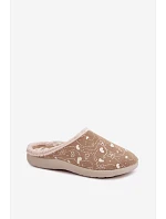 Dámské domácí pantofle s vzorem model 22368051 olivové - Inblu