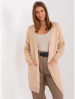 Sweter AT SW model 18990696 beżowy - FPrice Sweter AT SW model 18990696 beżowy - FPrice