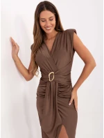 Sukienka IT SK model 21441064 brązowy - FPrice