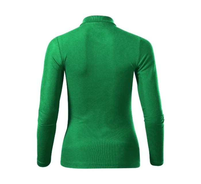 Pique Polo LS polokošile dámská středně zelená Pique Polo LS polokošile dámská středně zelená