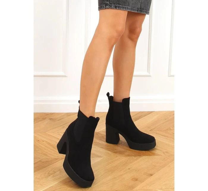 Dámské kotníkové boty ST-62P Černá - Seastar