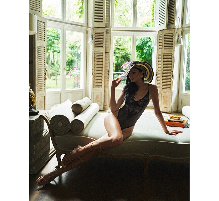 Dámské body  Teddy černé  model 22097957 - Obsessive