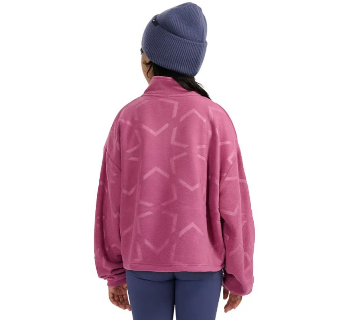 Dívčí fleece 4F F342 tmavě růžový 4FJWAW25TFLEF342 53A
